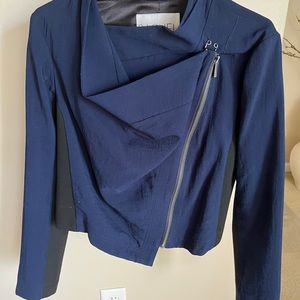 Rachel Roy Women’s Asymmetrical Zip Combo Jacket / Blazer